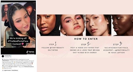 Social Media Campaign of Fenty Beauty on TikTok